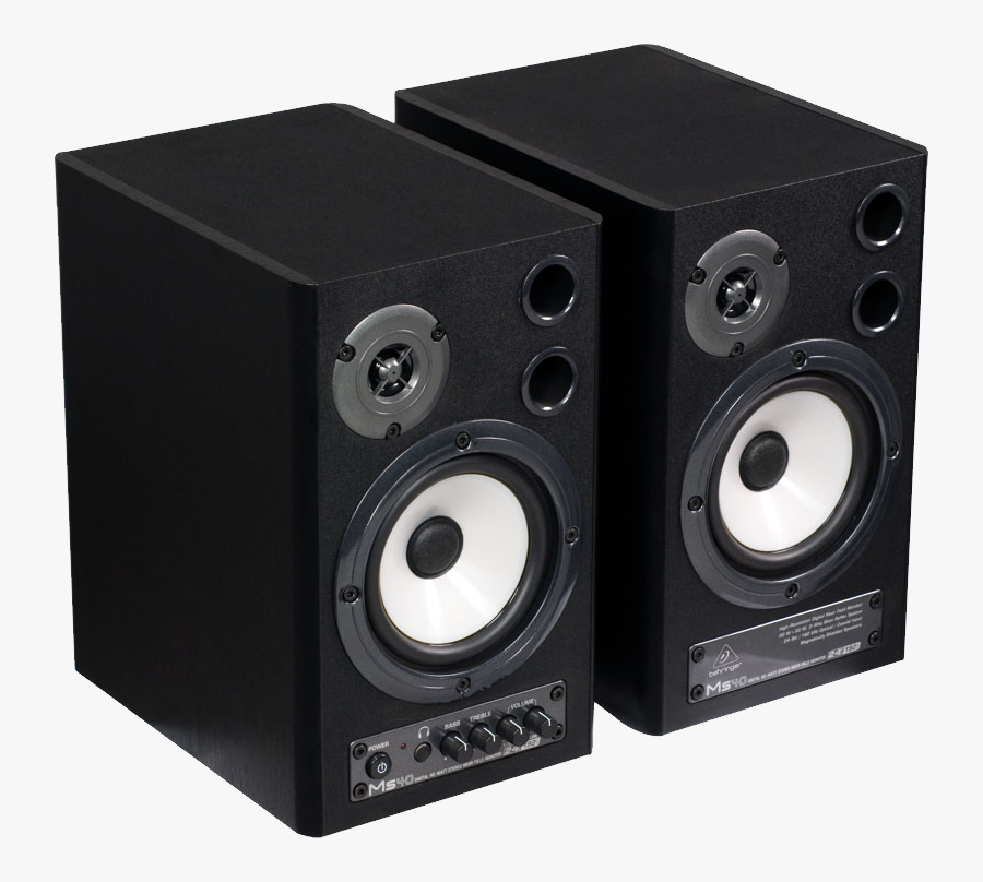 Download This High Resolution Audio Speakers Png Picture - Behringer Ms40, Transparent Clipart