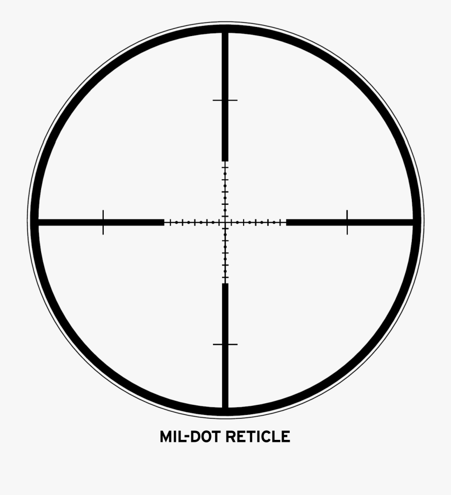 Crosshair Vector Sniper - Military Target Transparent, Transparent Clipart