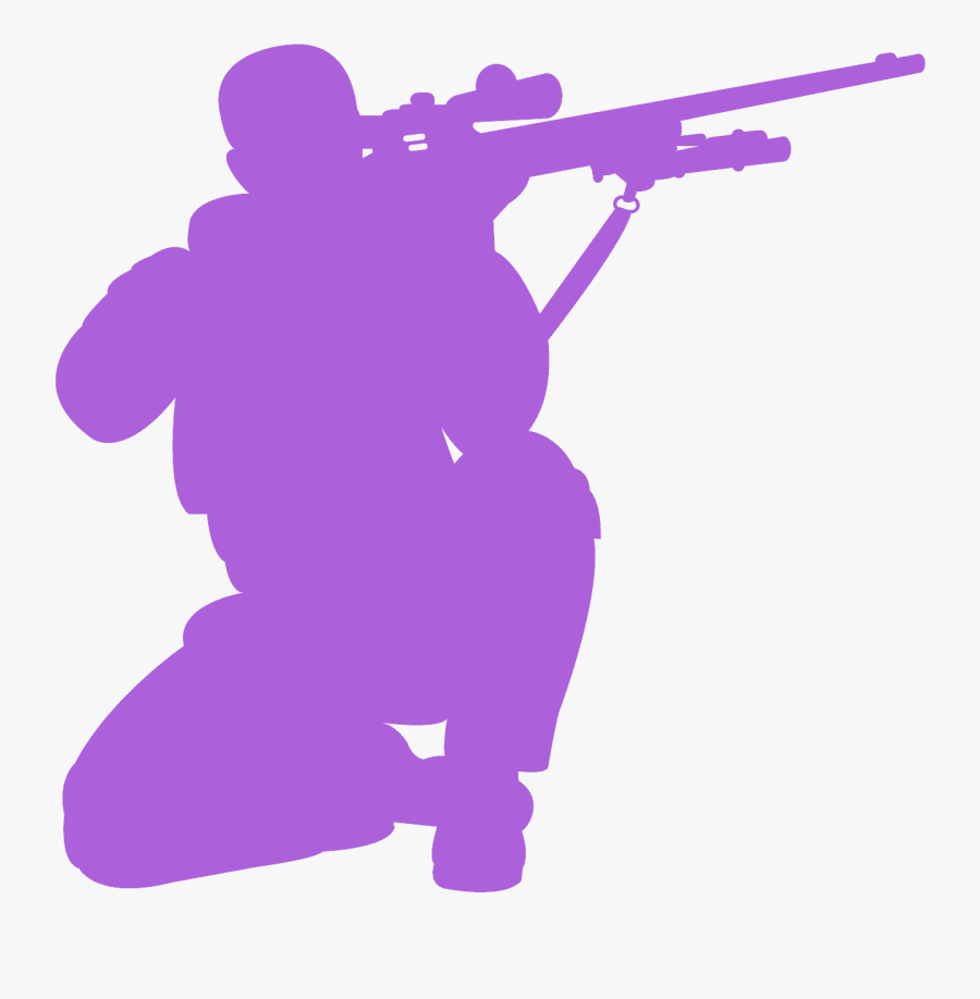 Silhueta Soldado, Transparent Clipart
