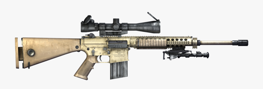 Assault Rifle, Transparent Clipart