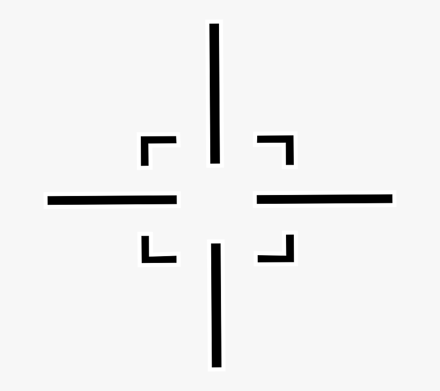 Target, Scope, Crosshairs, Gun, Aim, Sniper, Sight - Gun Sight Png Transparent, Transparent Clipart