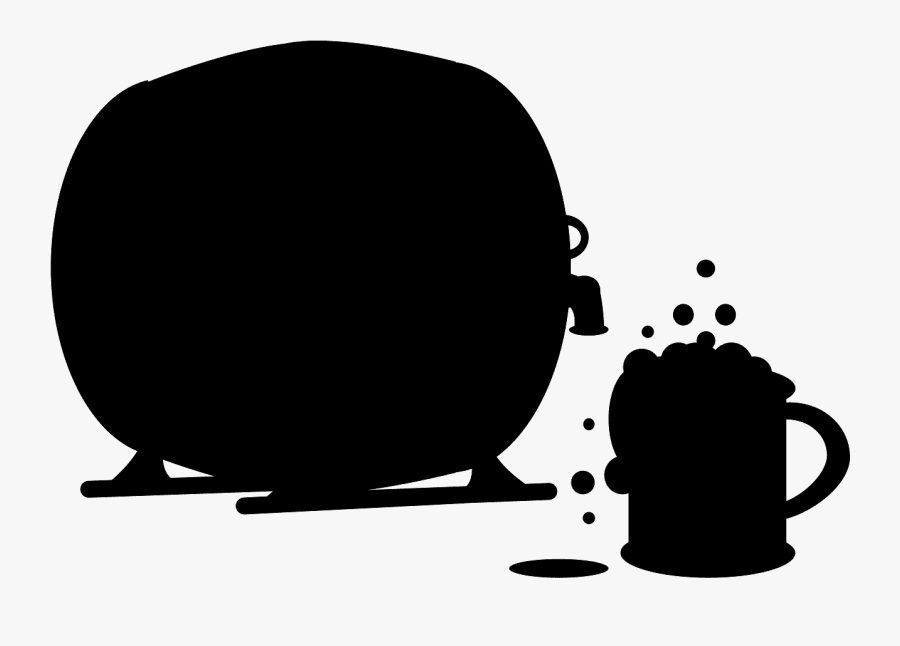 Silueta De Barriles, Transparent Clipart