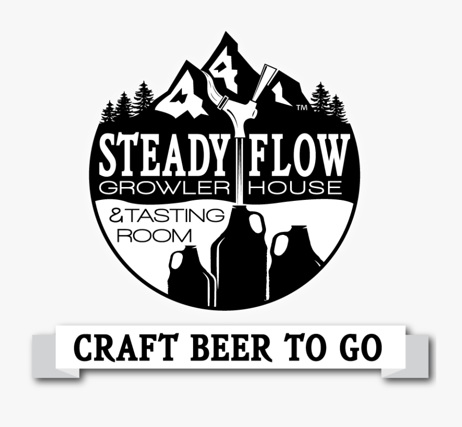 Steady Flow Growler House, Transparent Clipart