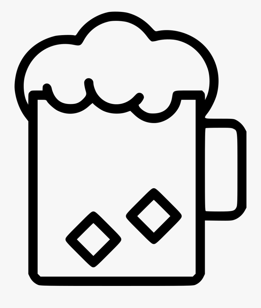 Beer Glass Cold Beverage - Beer Glassware, Transparent Clipart