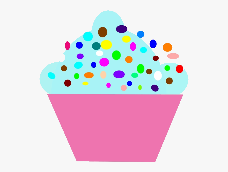 Cupcake Clipart Number 1, Transparent Clipart