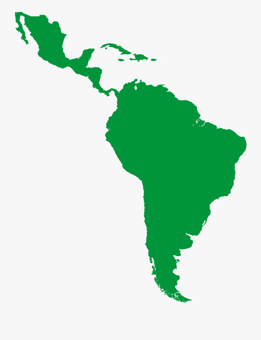 Agriculture Clipart Farmland - Latin America Map Svg, Transparent Clipart