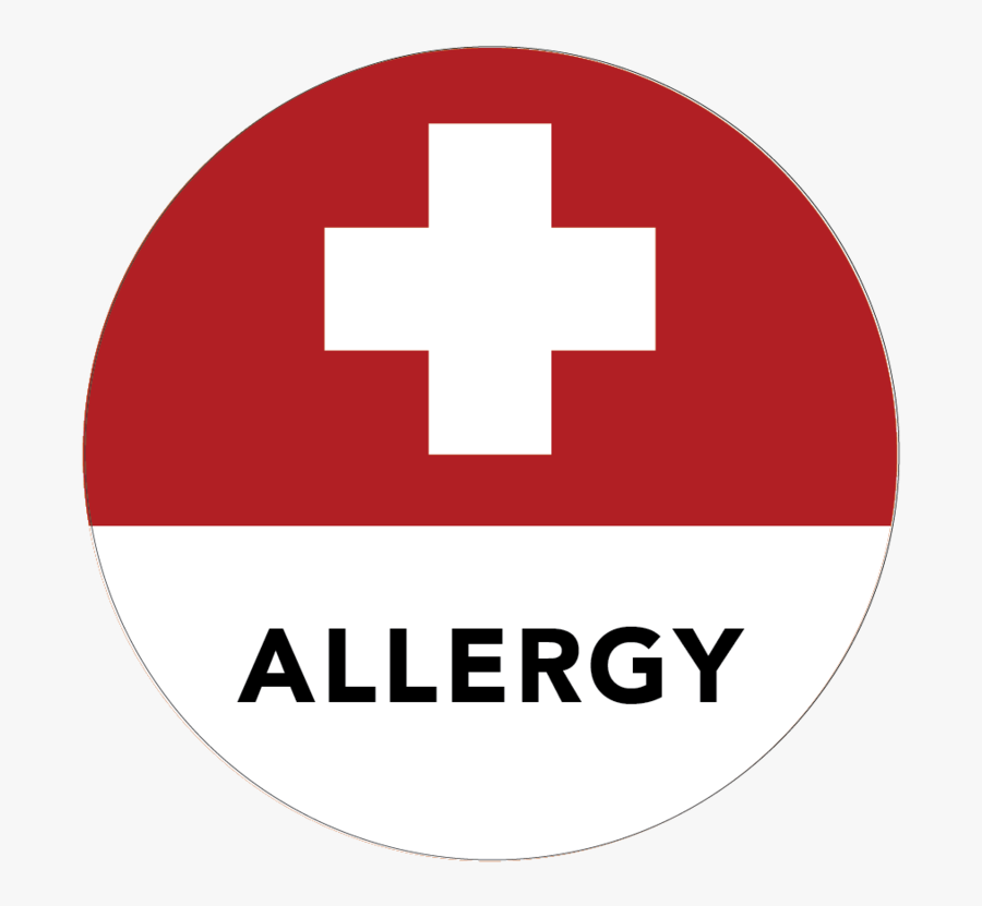 Allergy Alert - Circle, Transparent Clipart