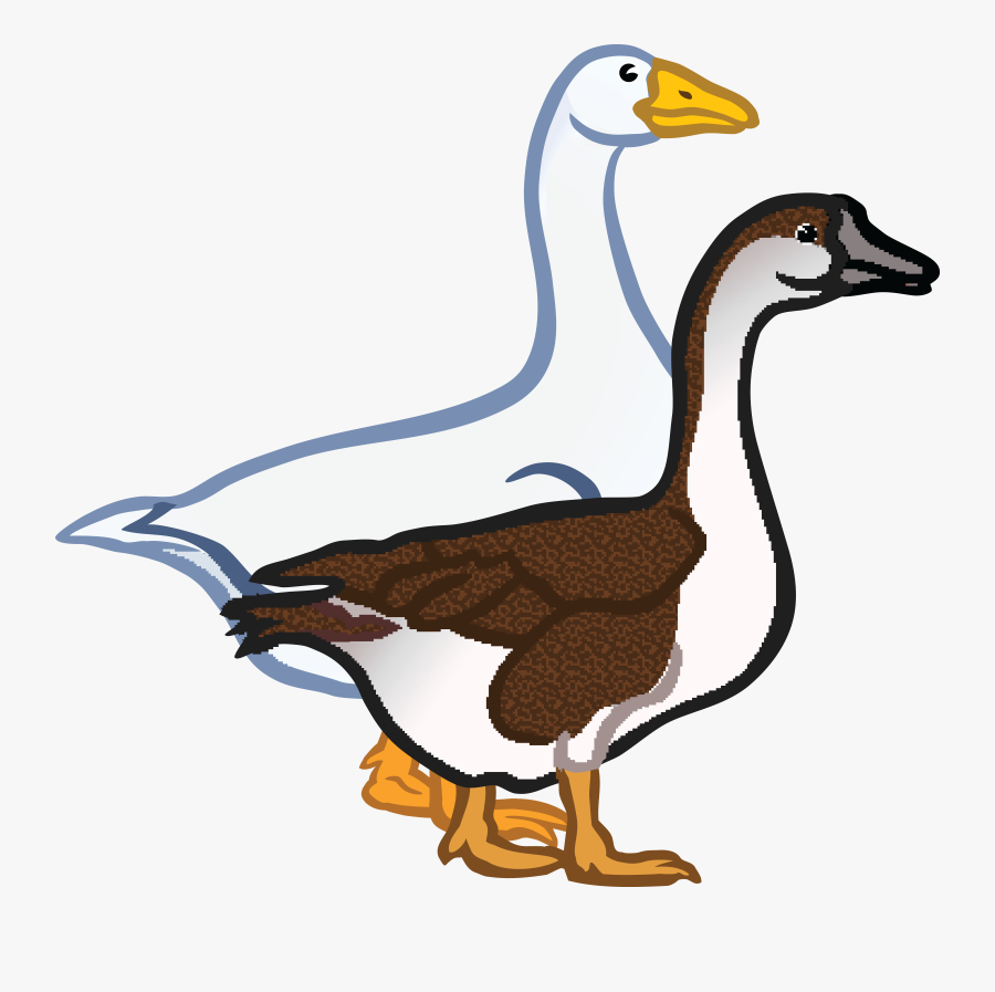 Cute Goose Clipart - Geese Clipart, Transparent Clipart