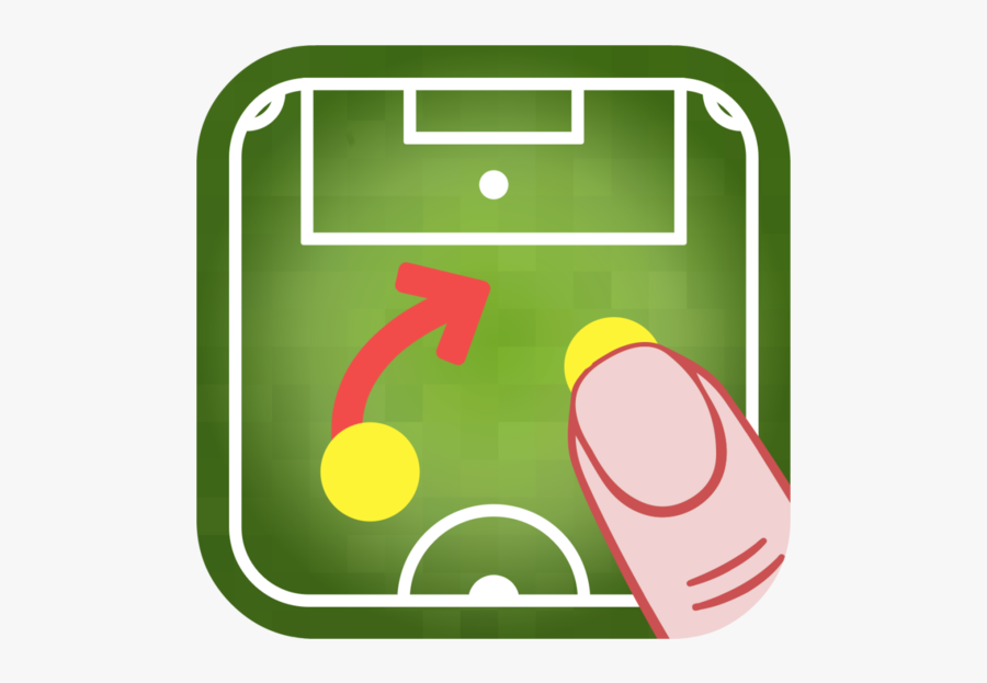 Drawing Pentagons English Football Transparent Png - App Tactica Futbol, Transparent Clipart