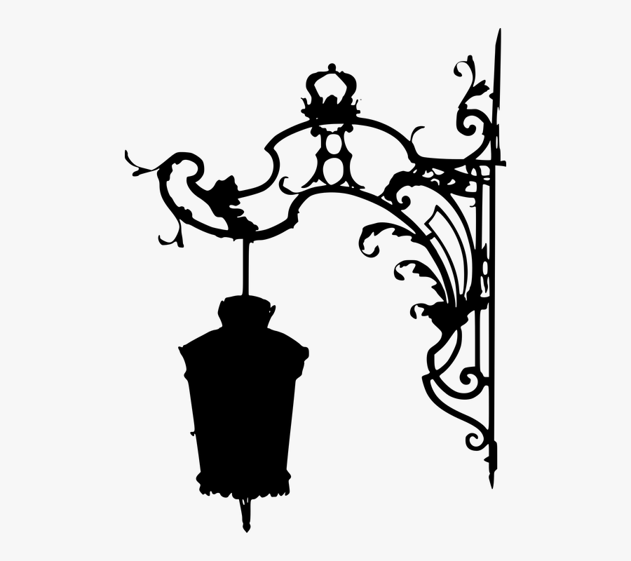 Silhouette Replacement Lamp Lantern - Light Street Lamp Png, Transparent Clipart