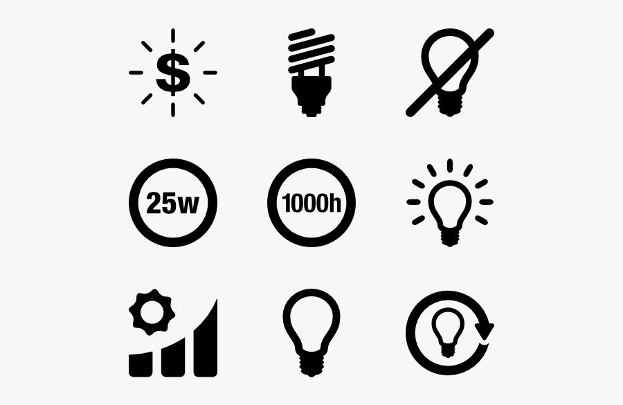 Lamp Indicators - Lamps Icon, Transparent Clipart