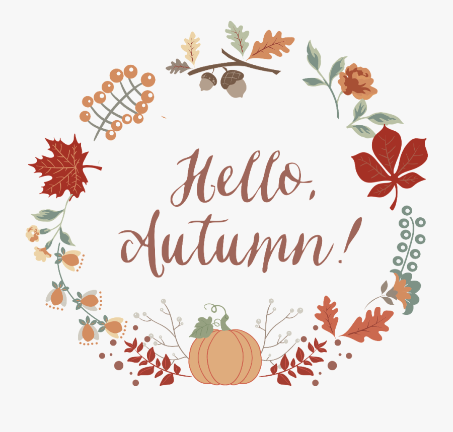 Hello Autumn Fall Sweet Fall Svg Free Transparent Clipart Clipartkey