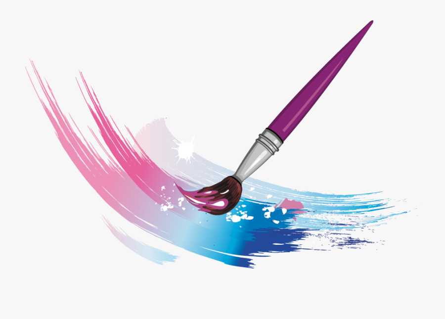 Art Paint Brush Vector, Transparent Clipart