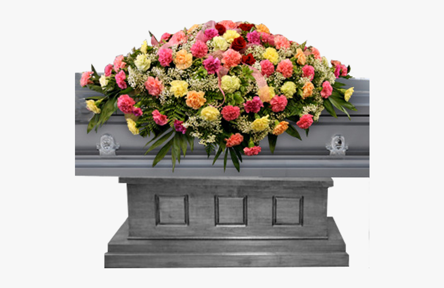 Carnation Casket Spray, Transparent Clipart