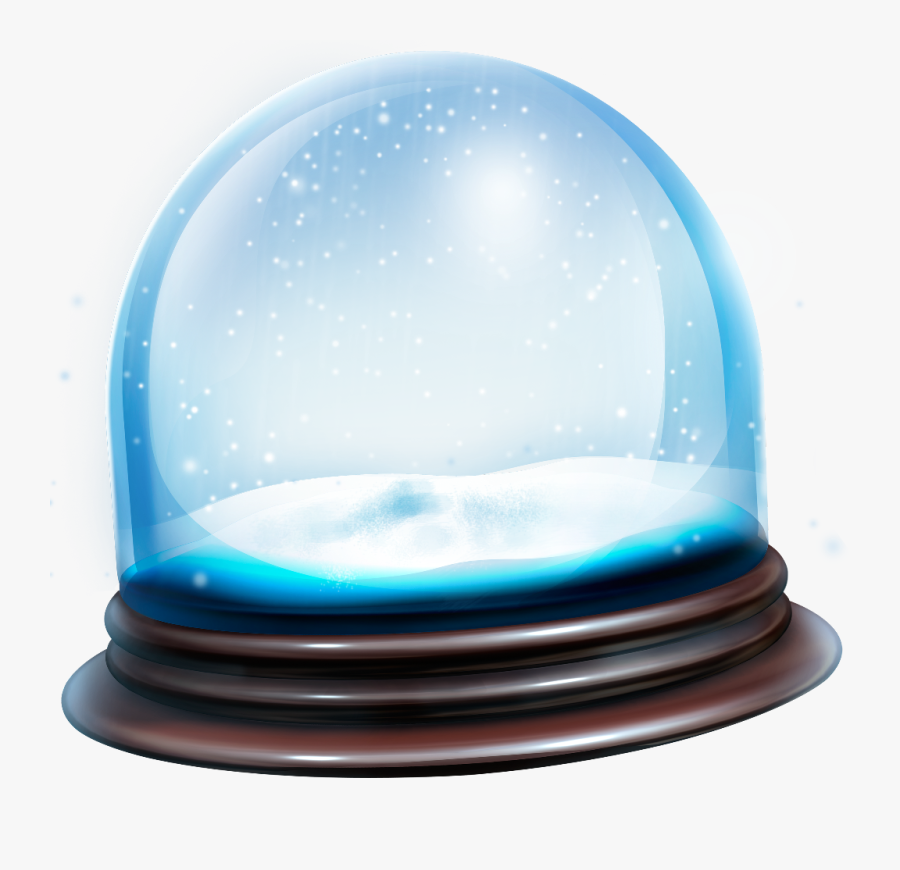 #snowglobe #snow #globe #transparent #overlay #bubbles - Overlay Transparent Snow Globe, Transparent Clipart