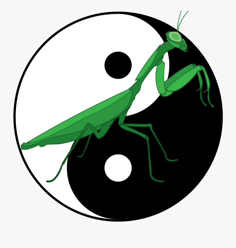 Ting Shen Kung Fu - Praying Mantis Kung Fu Logo, Transparent Clipart