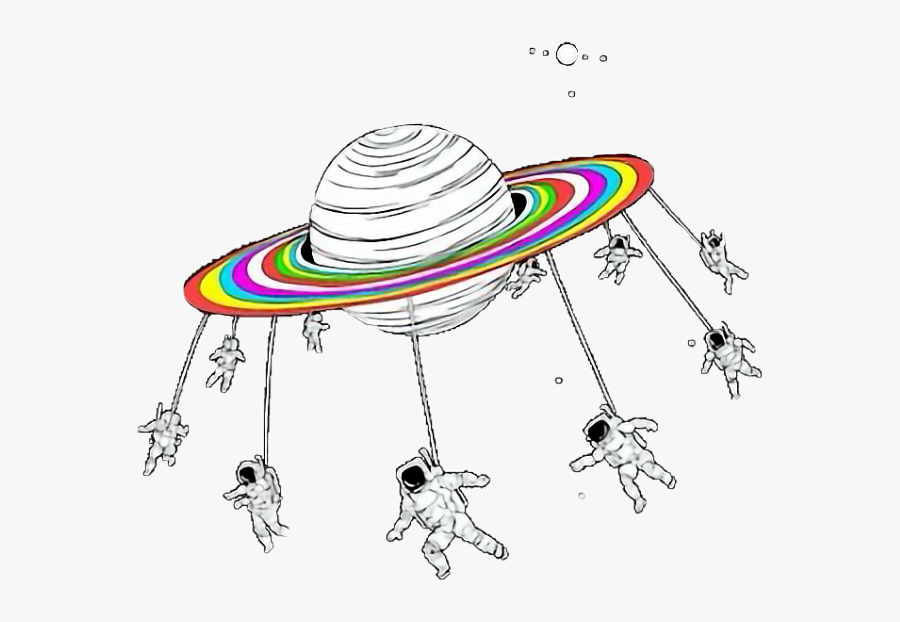 #pluto #rainbows #astronaut #helmet #stars #constellations - Png Stickers, Transparent Clipart