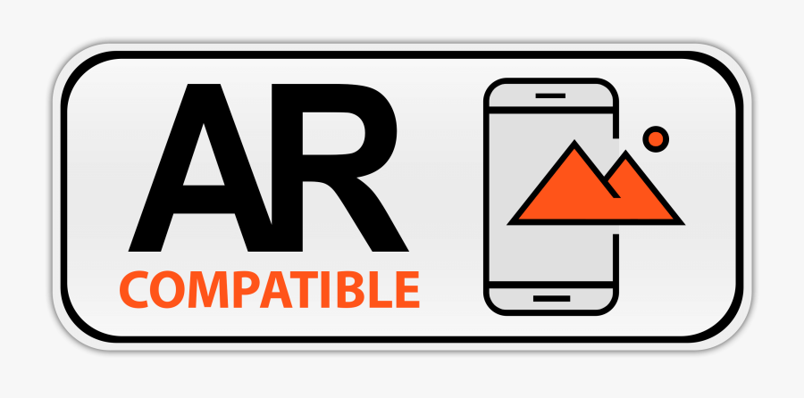 Badge Ar Compatible, Transparent Clipart