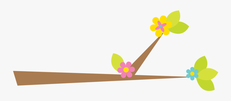 Minus Flower Clipart, Felt Flowers, Paper Flowers, - Galho Jardim Encantado Png, Transparent Clipart