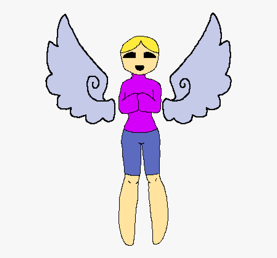 She Is An Angle I Guess - Cartoon, Transparent Clipart