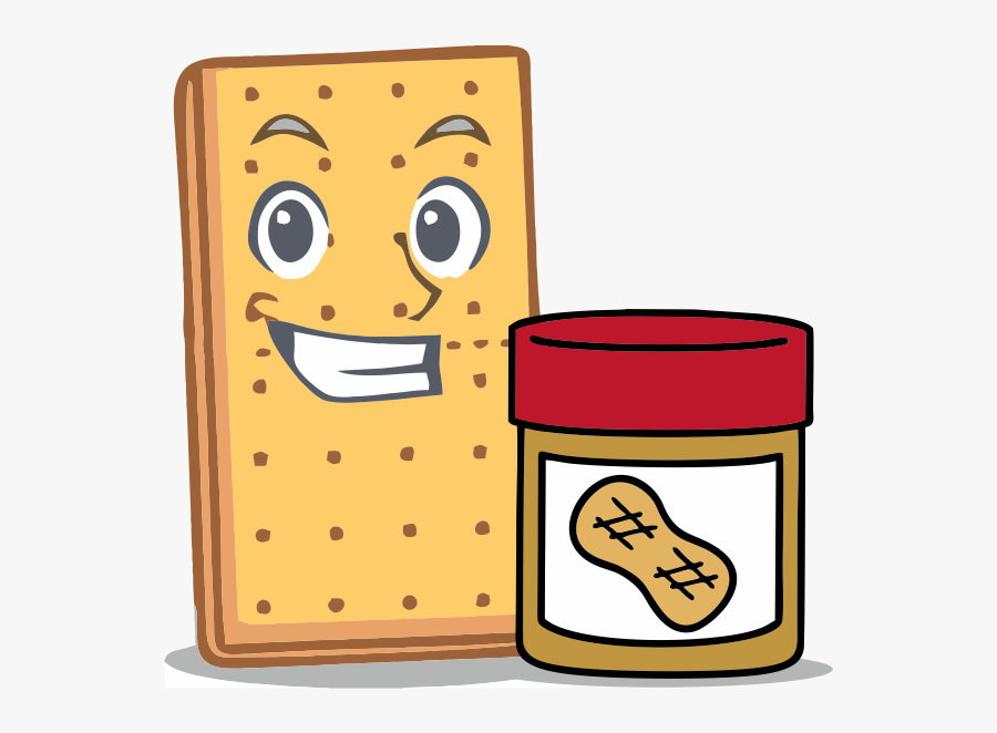 Graham Crackers And Peanut Butter - Transparent Background Peanut Butter And Jelly Clipart, Transparent Clipart