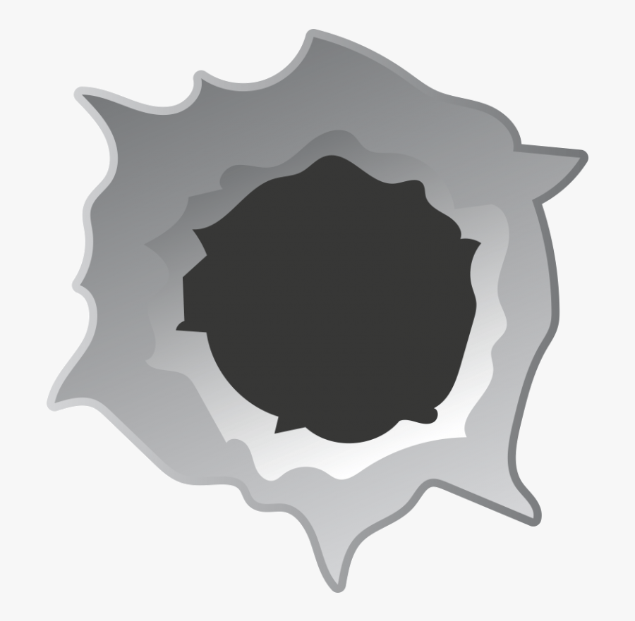 Bullet Hole Stickers - Emblem, Transparent Clipart
