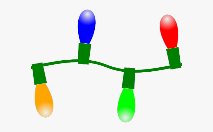 Christmas Lights Clipart - Christmas Lights Png Gif, Transparent Clipart