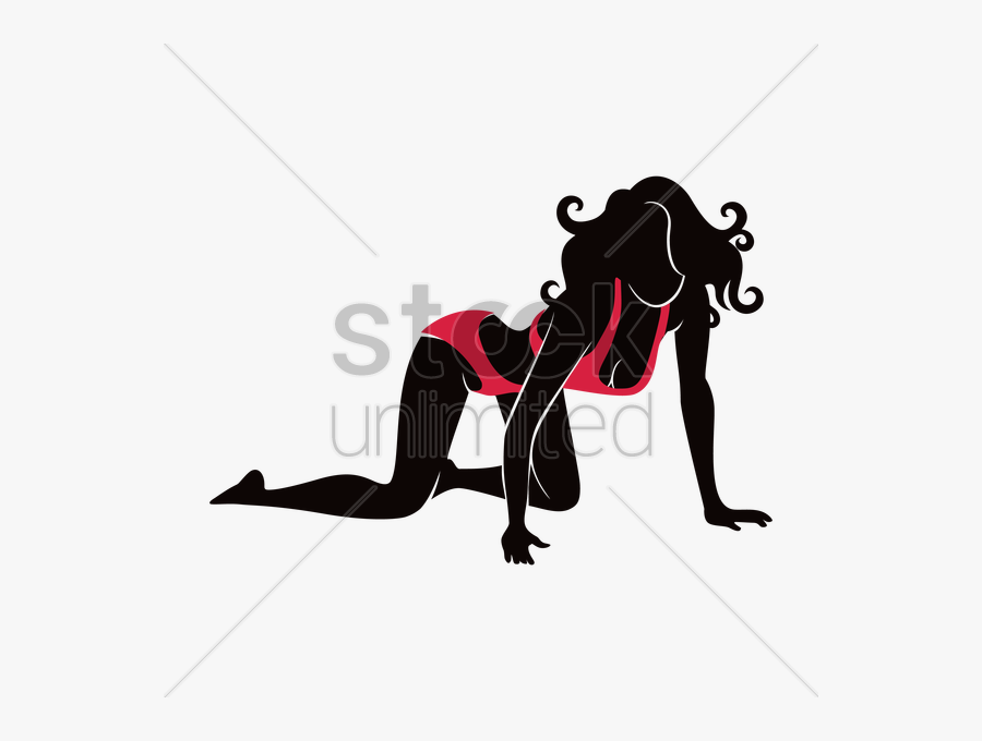 Free Hot Woman Silhouette Vector Image - Hot Models Vectors, Transparent Clipart