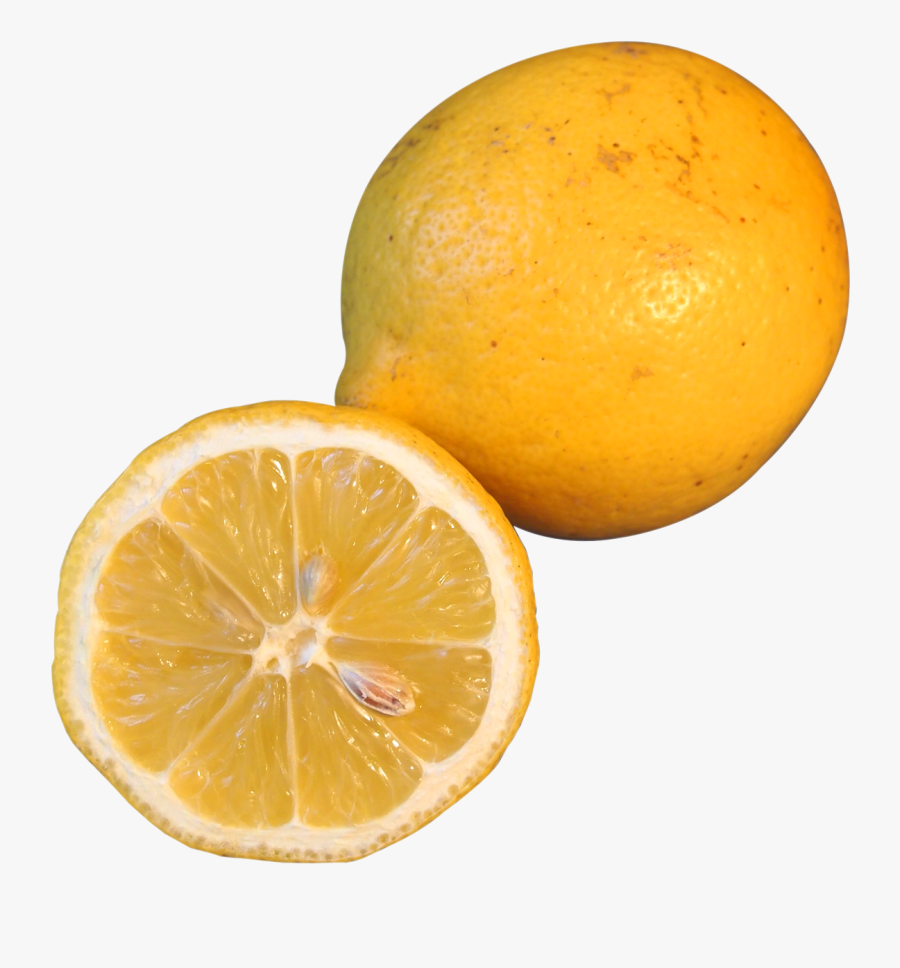 Slice Lemon Png, Transparent Clipart