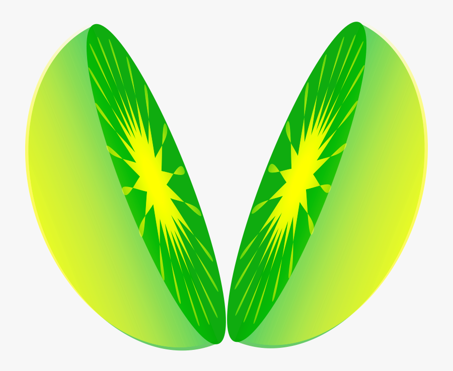 Lemon Slice Cut Image - Half Clipart, Transparent Clipart