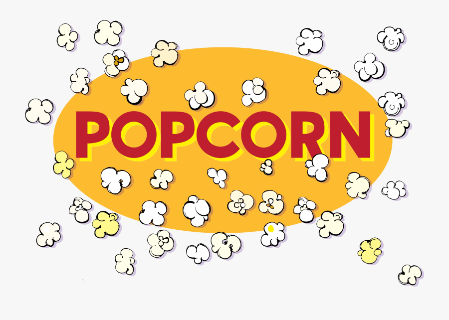 Popcorn Black And White Popping Clipart Transparent - Clip Art Popcorn Sign, Transparent Clipart