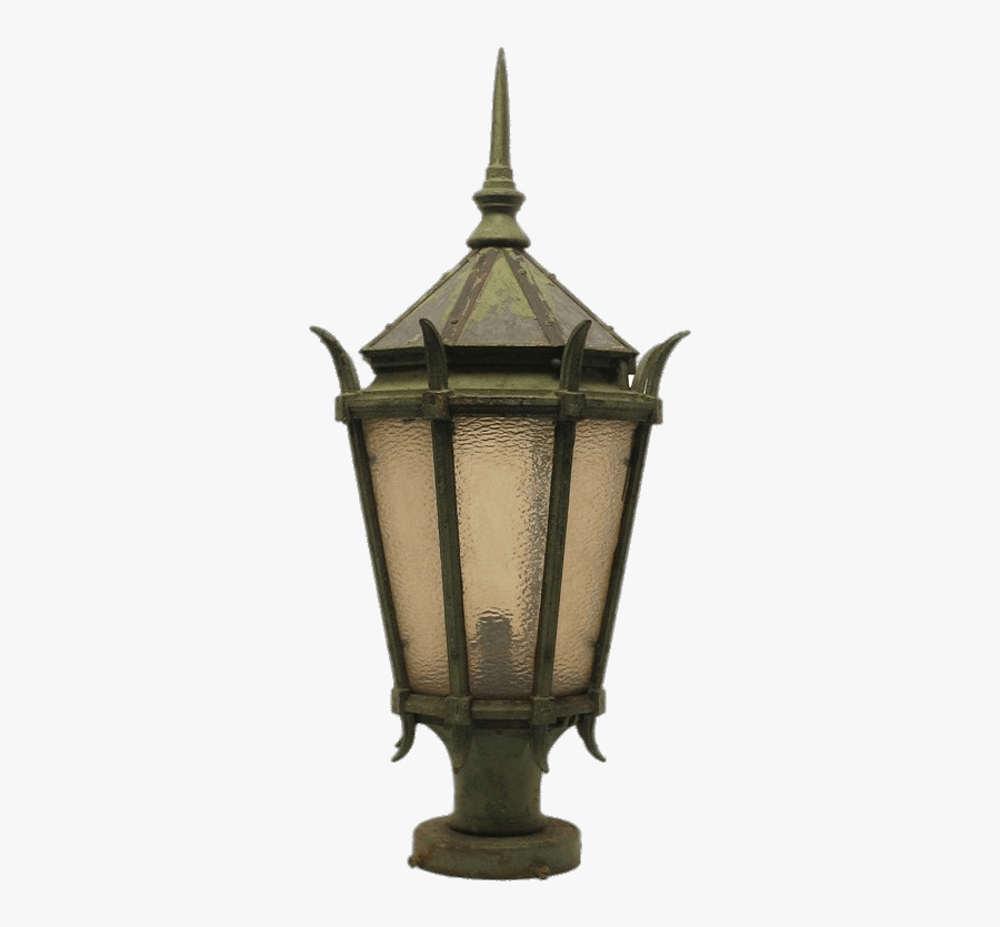 Iron Street Lantern Head - Cast Iron Antique Street Lamp, Transparent Clipart
