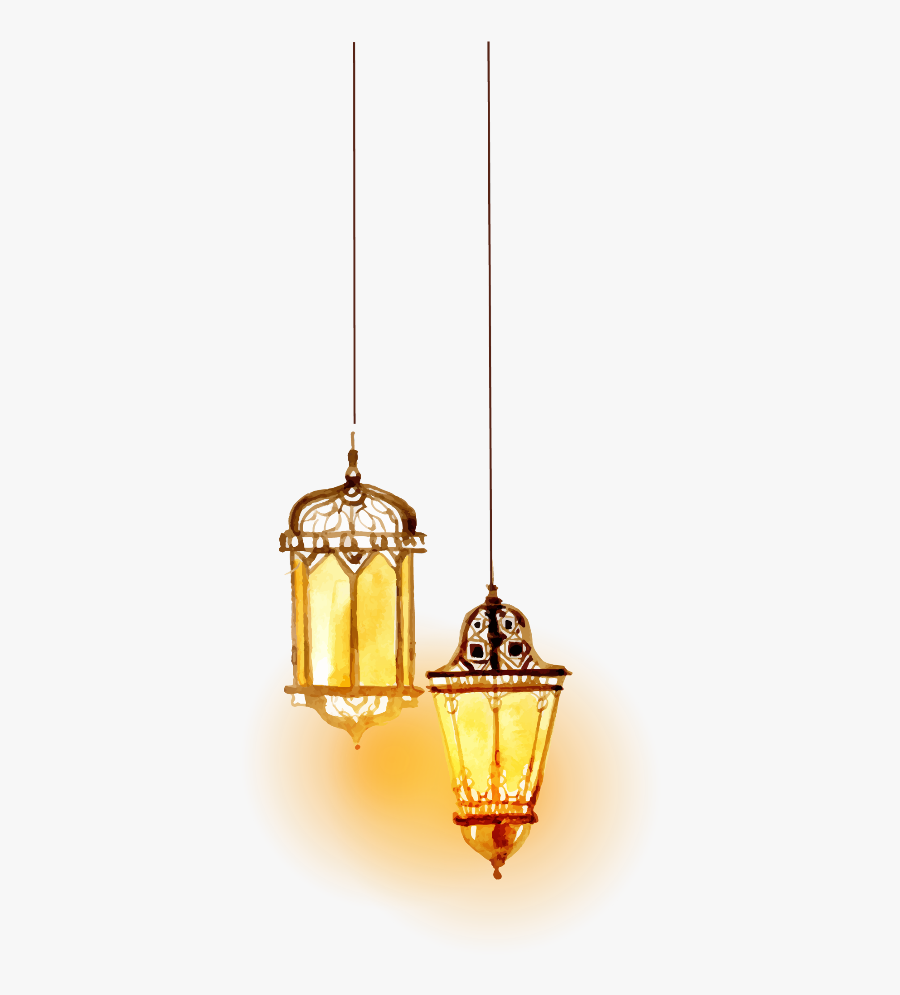 Transparent Hanging Lights Clipart - Islamic Lamp Png, Transparent Clipart