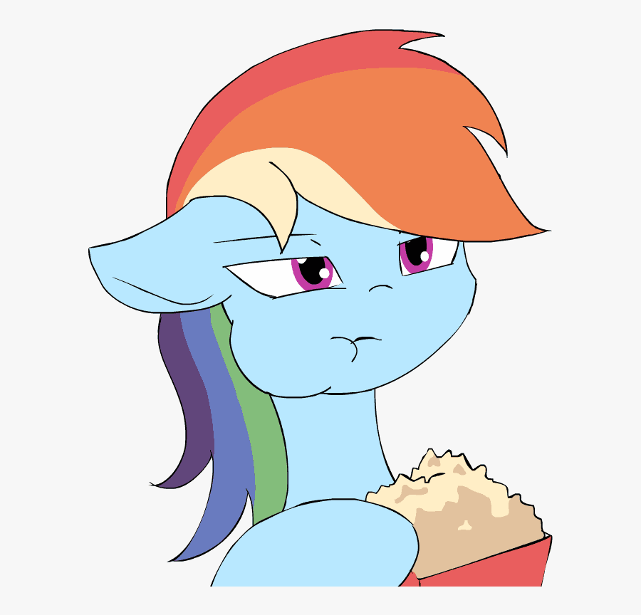 Top Boeing 787 9 Dreamliner Stickers For Android & - Mlp Rainbow Dash Eating Popcorn Gif, Transparent Clipart