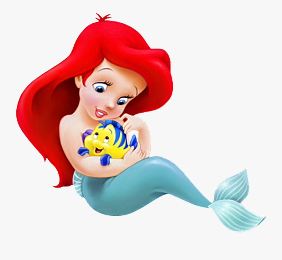 Clip Art Ariel Baby Png - Little Mermaid Baby Ariel, Transparent Clipart
