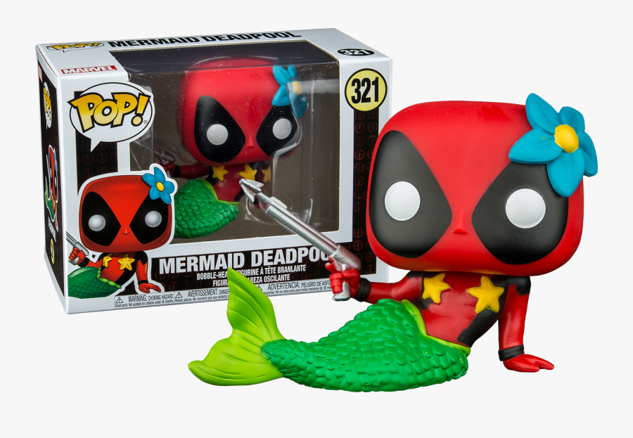 Transparent Baby Mermaid Png - Deadpool Mermaid Funko Pop, Transparent Clipart