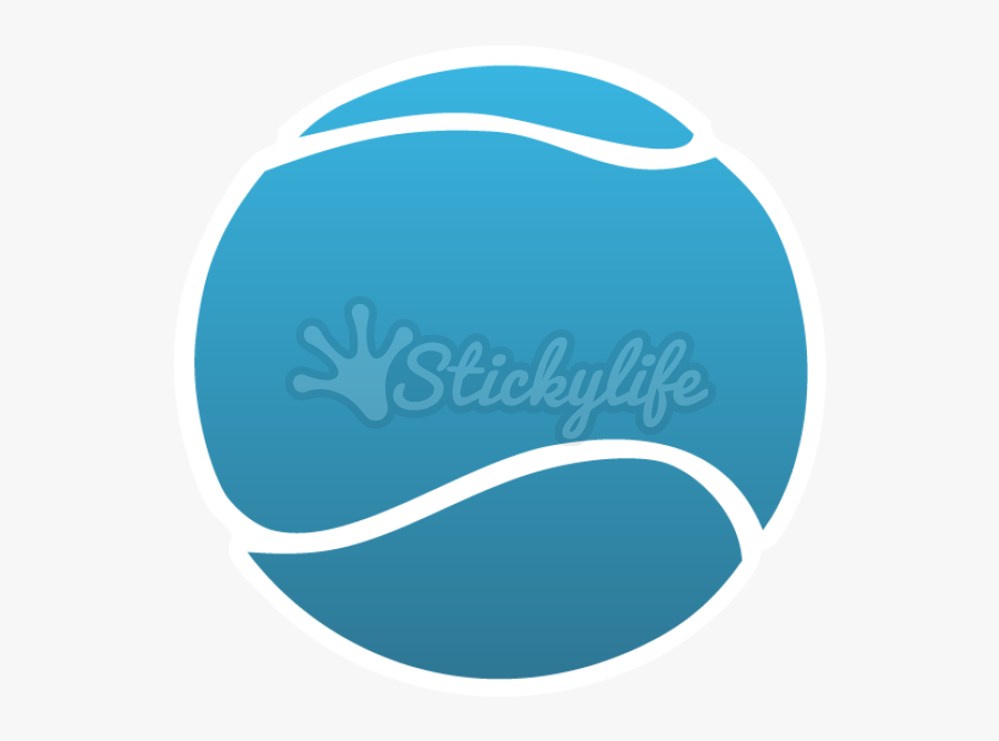 Tennis Ball Static Cling - Tennis Ball, Transparent Clipart