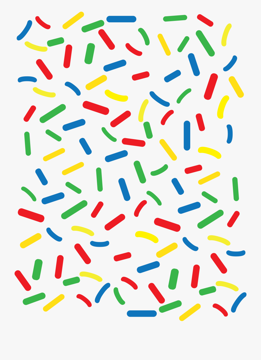 Transparent Sprinkles Vector, Transparent Clipart