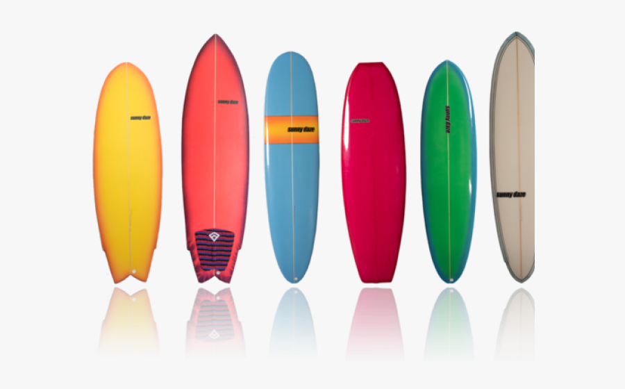 Picture Of A Surf Board - Sunny Daze Surf Shop, Transparent Clipart