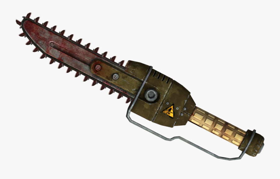 Clip Art Fallout 4 Chainsaw - Fnv Ripper, Transparent Clipart