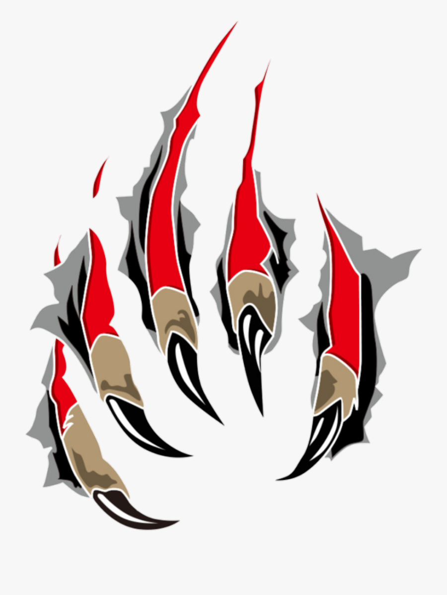 #claws #clawmarks #redclawmarks #scratches #redscratches - Transparent Tiger Scratch Png, Transparent Clipart