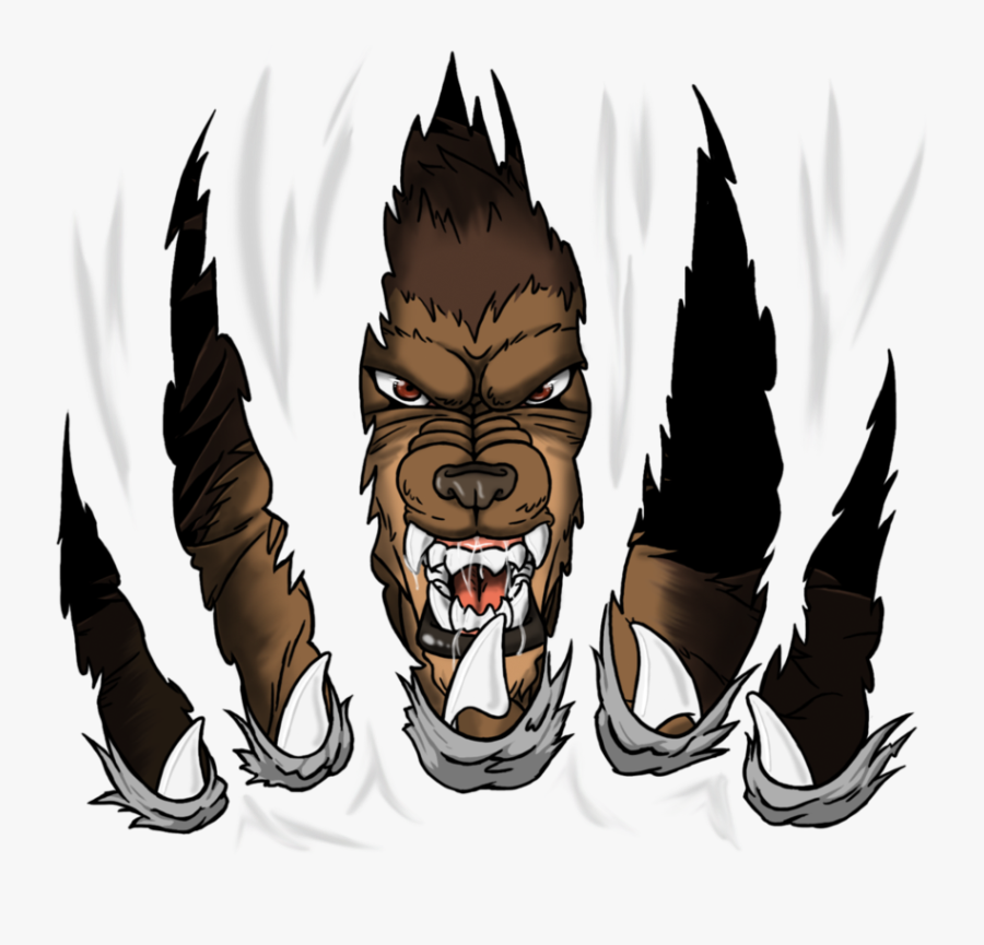 #werewolf #claws #clawing #clawmarks #wolf - Wolf Claw T Shirt, Transparent Clipart