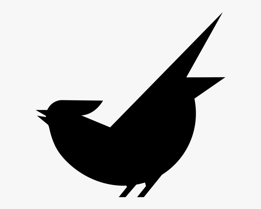 Jaybird Website Logo Bird Black 2 - Perching Bird, Transparent Clipart