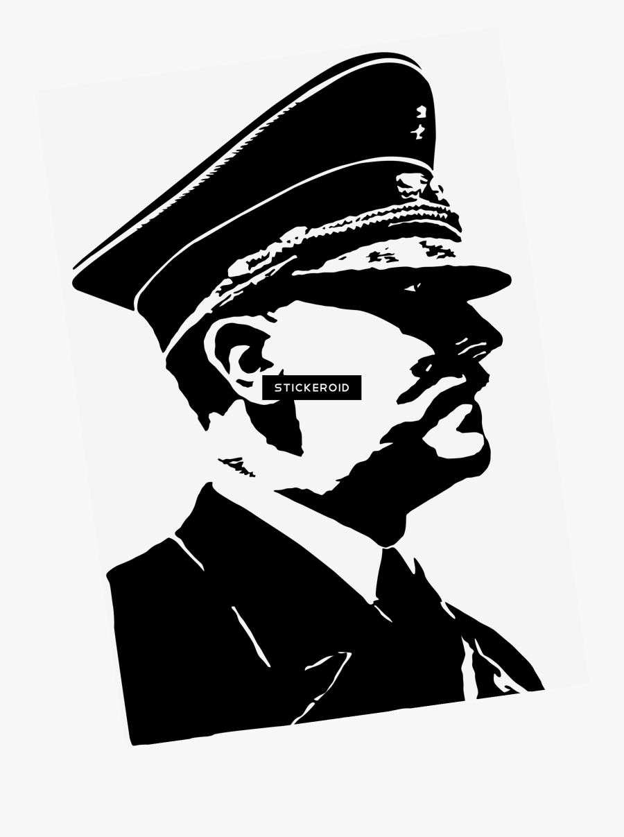 And White,clip Art,style,art - Police Man Black And White, Transparent Clipart