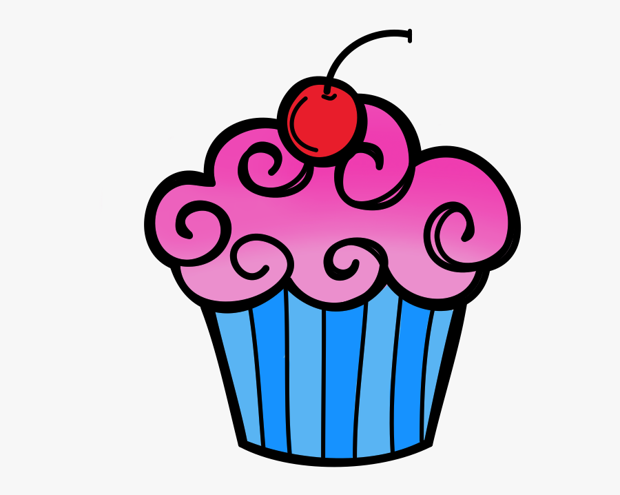 Transparent Muffin Clipart - Cupcake Clipart Black And White, Transparent Clipart