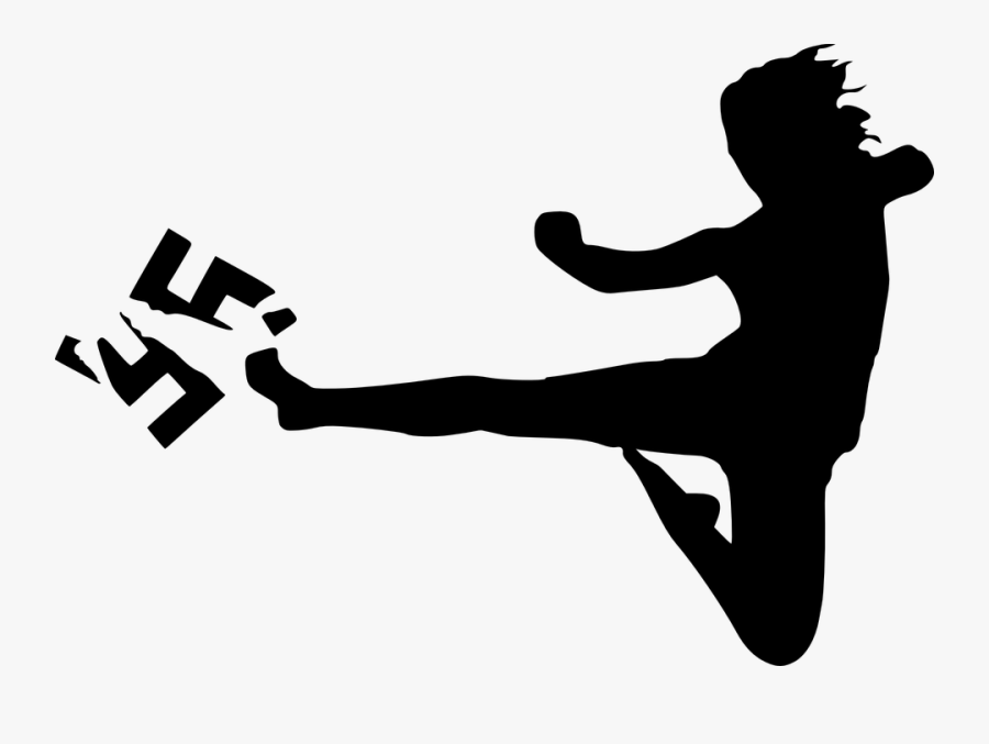 Karate Girl Vector, Transparent Clipart