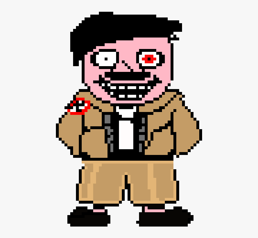 Hitler Pixel Art Maker Clipart , Png Download - Sans Undertale, Transparent Clipart