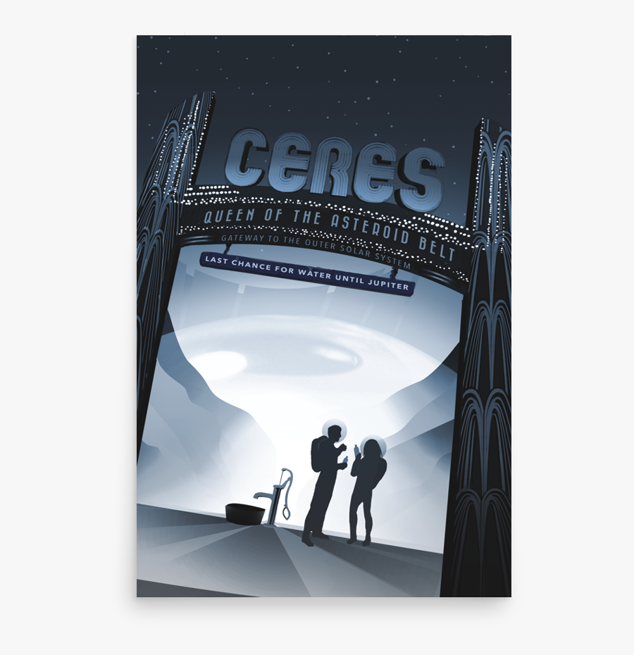 Clip Art Ceres Visions Of The - Futuristic Space Tourism Posters, Transparent Clipart