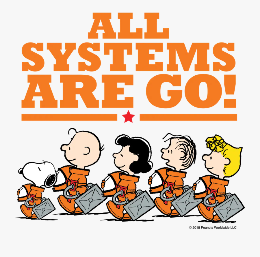Peanuts All Systems Are Go, Transparent Clipart