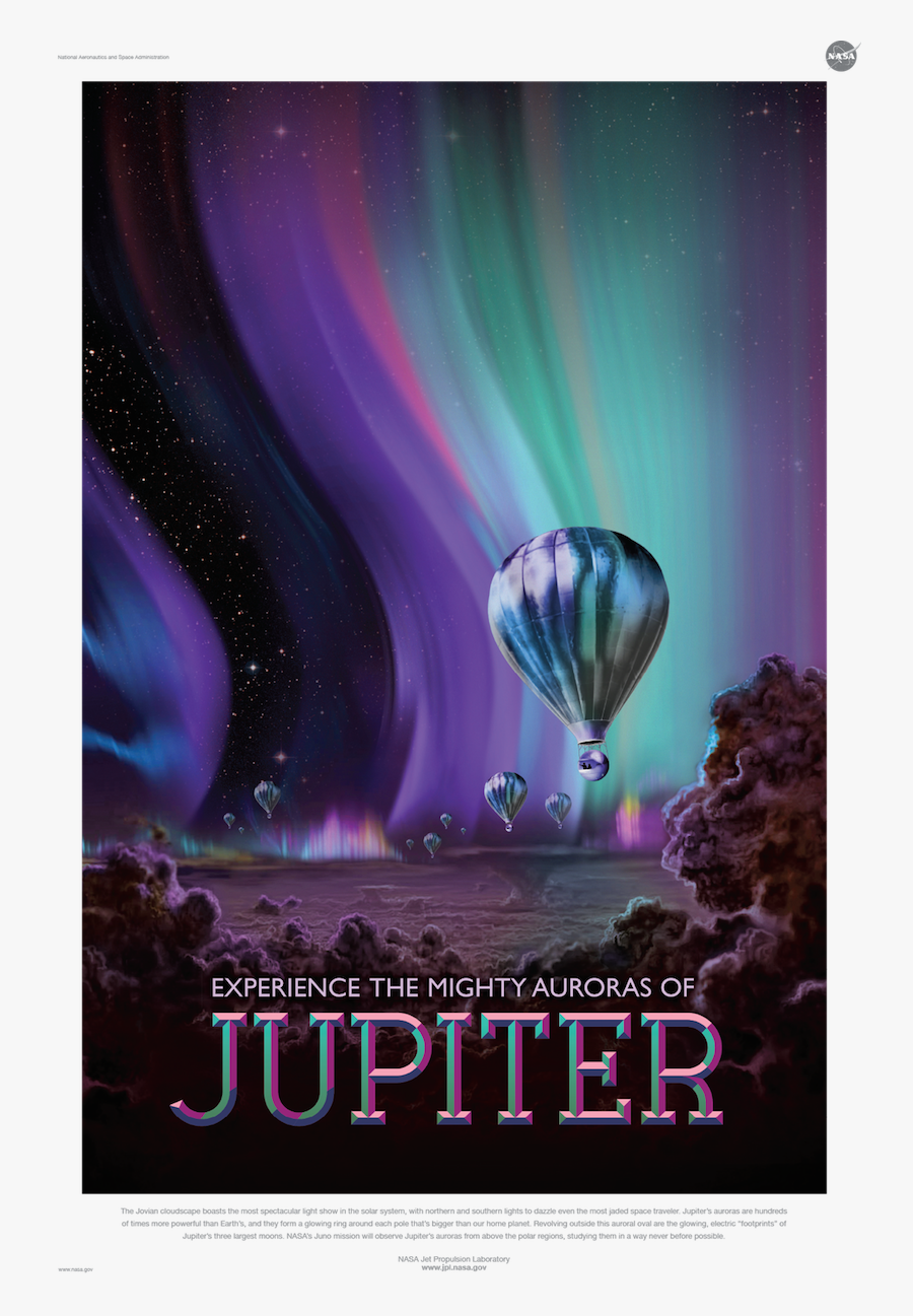 Clip Art Amazing Space Tourism By - Jupiter Poster, Transparent Clipart